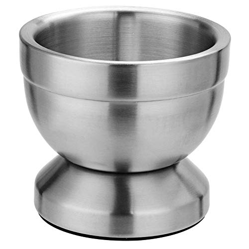ArtisanShow Triturador de comprimidos duplo de aço inoxidável 18/8 moedor de especiarias seguro para