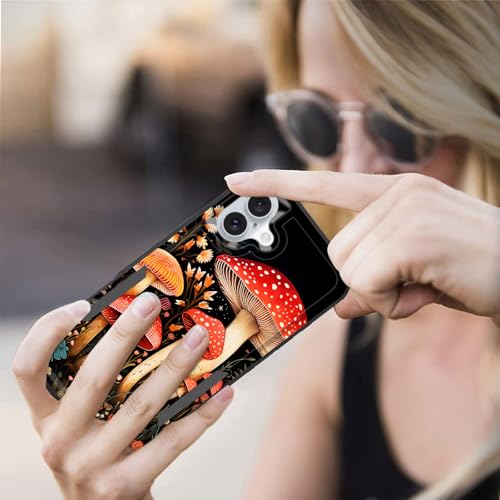Coque iPhone 17抗震防摔保护壳 解决手滑星人碎屏烦恼 森林蘑菇外壳