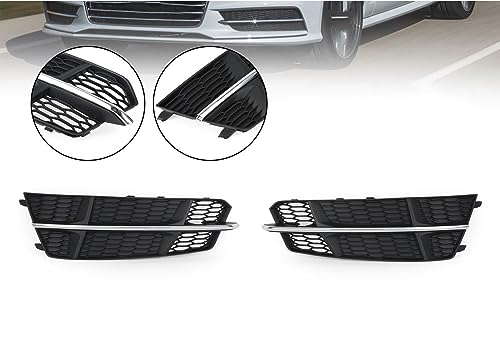 Grille de phare antibrouillard A6 C7 SLine calandre chrome luxe avant - 4