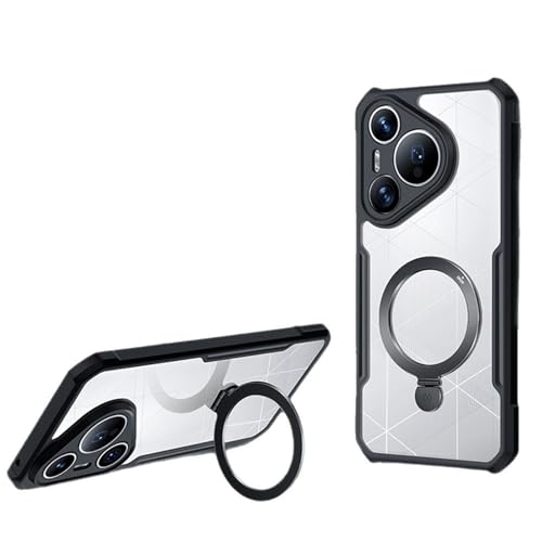 Case for Huawei Pura 80/80 Pro /80 Pro+/80 Ultra, Stand Slim Case Anti-Scratch Anti-Fingerprint Cover(80) Clear