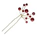 HuntGold 3X Wedding Party Bridal Shake Artificial Beads Hair Comb Claw Hair Hairpin Hair Ornaments Accessory(red)