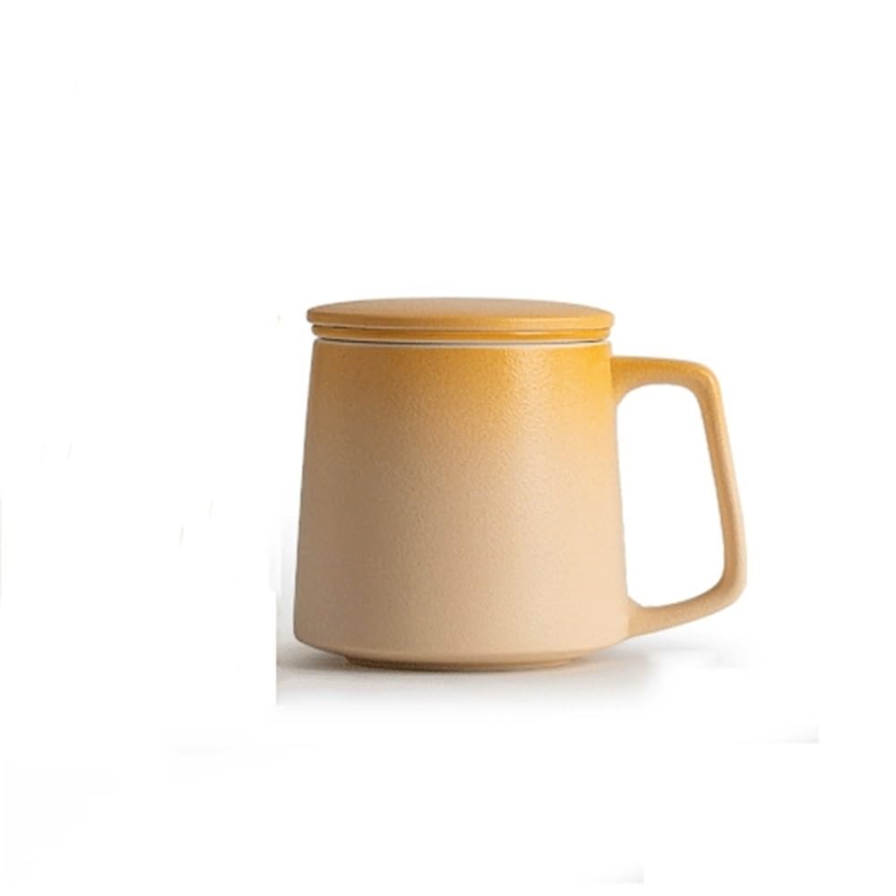 Filtre à thé en céramique avec tasse dégradée pour éliminer les résidus