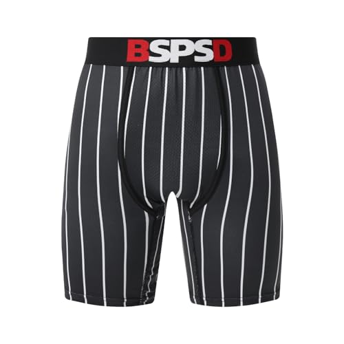 Men's Boxer Briefs 1-Pack, Seamless Tag-Free Underwear with 3D Support Pouch, Quick-Drying Breathable Underwear for Men