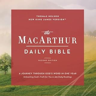 Page de couverture de The NKJV, MacArthur Daily Bible Audio, 2nd Edition