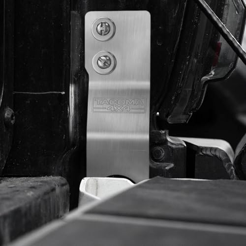 Klutchtech Tailgate Anti-Theft Lock Fit for Toyota Tacoma 2016-2023 Truck Bed Tailgate Locks Protector Compatible with Toyota Tacoma Accessories 2023-2016Metallic