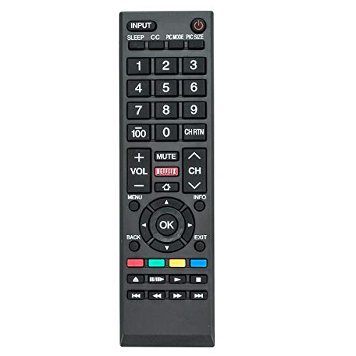 Universal Replacement Remote for All Toshiba TVs, LCD,...