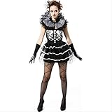 leichtes Material für mehr Komfort verhindert Überhitzung Leicht zu dehnendes Material. Für eine unvergessliche Halloween-Nacht! Unsterbliche Seele für erwachsene Frauen, einschließlich: Kleid, Ideal für Events im Freien oder in Innenräumen, Perfekt für Halloween- und Themenpartys