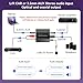 XPTSFDU Analog to Digital Audio Converter RCA to Optical Converter RCA/3.5MM to Toslink and Coaxial Adapter for PS5 PS4 DVD Soundbar
