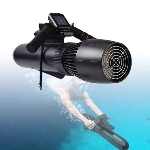 AETEREOS Scooters Submarinos, Propulsor Submarino Sin Escobillas de 180 Minutos, Scooter Submarino Eléctrico de 500 W, Scooter de Buceo para Kayaks, Botes Inflables y Tablas de Paddle Surf. HD5-3