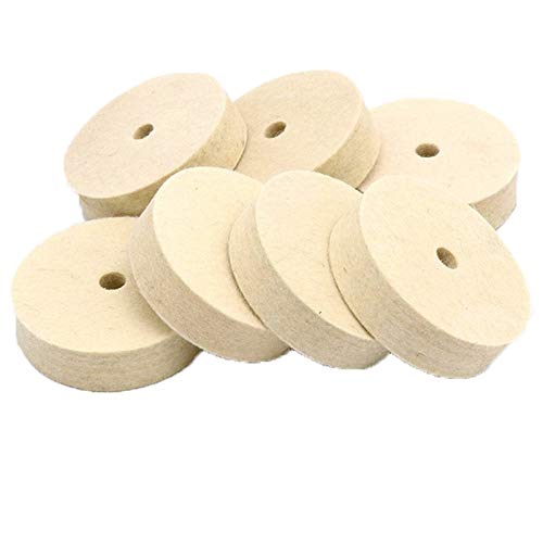 Ruote di lucidatura ， 1 pz 80 mm mola for trapano mola for lucidatura feltro di lana tampone for lucidatura disco abrasivo for smerigliatrice da banco utensile rotante