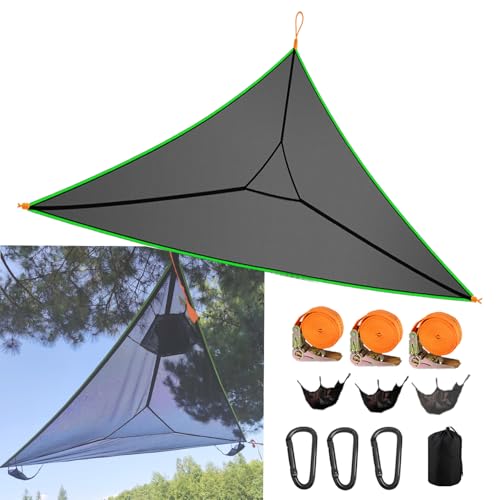 Triangle Hammock Multi Person 3 Point Tree Hammock,...