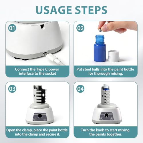 Image of MVM-Pro Hands-Free Vortex Paint Shaker, 3000RPM