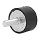 Gummi Stoßdämpfer, 4 Stück M6 Gummipuffer Anti Vibration Isolation Mounts Stoßdämpfer Silentblock Antischock Vibrationsdämpfer für Automobilindustrie Schwere Maschinen Fitnessgeräte (VE25*20 M6*18)