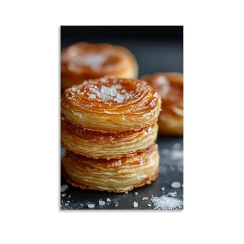 YMHDJYH Breton Kouign-Amann Layers – Cracks de sucre caramélisés, révélation