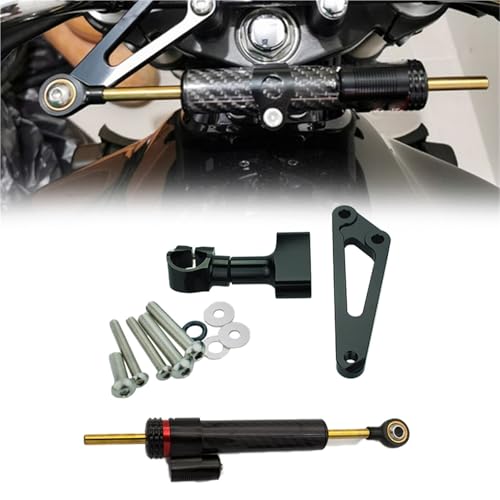 Amortisseur de direction réglable Hornet 2007-2016 en aluminium usiné Nero