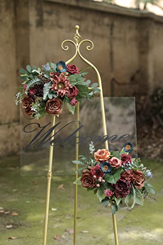 Himifolo Artificial Sunflowers Flowers Bouquet Combo Set For Diy Centerpieces Arrangements Bridal Bouquet Table Chair Decor Candle Holder Baby Shower Cake Decor Flower Strips Home Decorations #TOP2