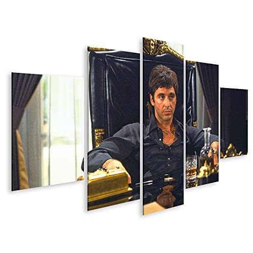 Décoration Scarface Tony Montana islandburner PACJ-MFP, poster sur toile Al Pacino pour bureau