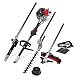 Scheppach Benzin Motorsense MFH5200-4P mit 1,8 PS und 4in1 Multitool