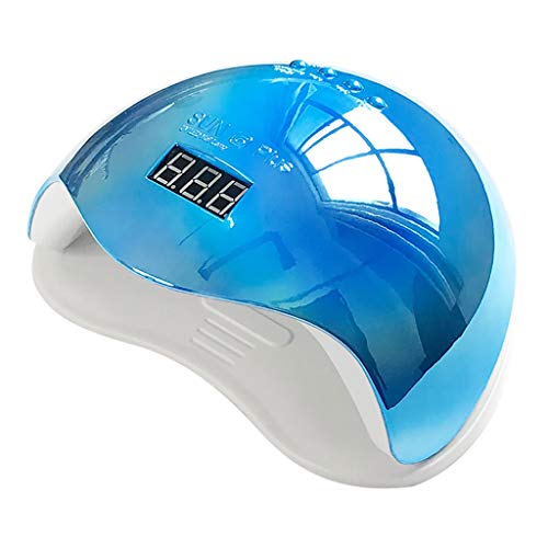 LATINDAY UV LED Nail Lamp,72 Watt Faster Nail Dryer for Gel Polish, Nail Light Gel Lamp, Automatic Sensor Nail Art Tools Blue