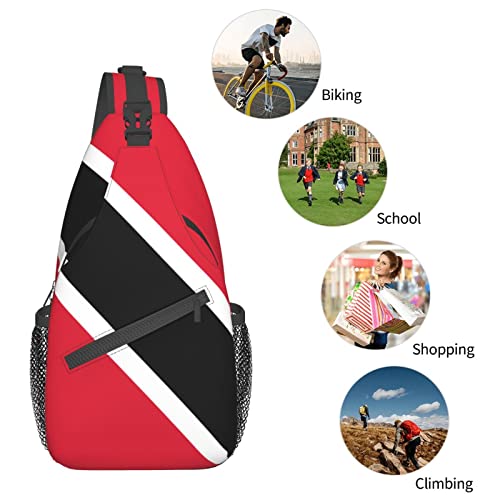 Mochila bandolera unisex estilo Trinidad y Tobago miniatura 7