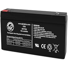 AJC Battery Compatible with CSB HRL634W 6V 7Ah Sealed Lead Acid Battery