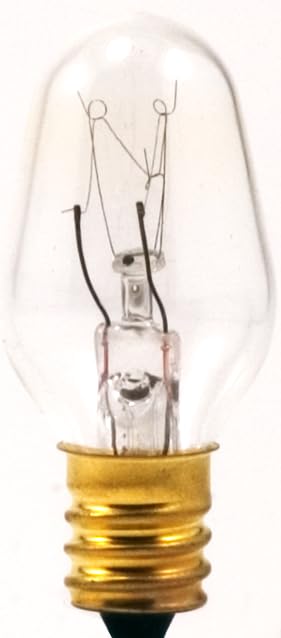 Sylvania Incandescent Light Bulb C7 4W Candelabra Base 15 Lumens 2850K Non-Dimmable Clear Soft White - 4 Pack — view 2