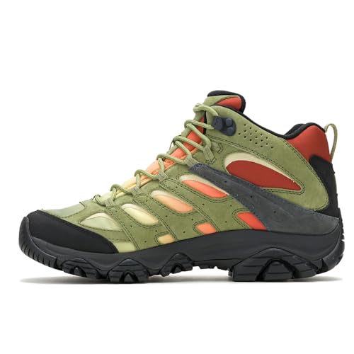 Merrell Merrell mens Moab 3 Vista Mid Wp Hiking Boot, Mosstone/Multi, 10
