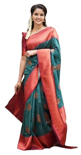 Sari Banarasi de luxe en jacquard robe traditionnelle de mariage