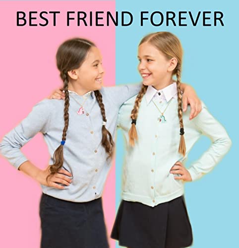 Lezmoii Friendship Necklace Best Friend Necklace Matching Magnetic Bff Necklace For 2 Girls Friendship Gifts (B: Dinosaur) #TOP1