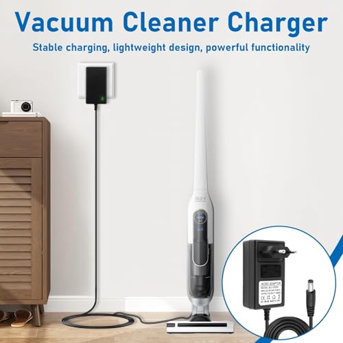 30V Netzteil Ladegerät für Bosch Athlet BCH6ZOOO BBH625M1, Ladekabel 1,5 M für Invictus X7 Bosch Zoo Pro Animal VCAS010V25 /12003437/12006118, Akku Staubsauger Ersatzteile Zubehör