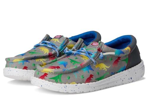 Image of Hey Dude Kids Wally Dino (Little Kid /Big Kid) | Casual Shoes