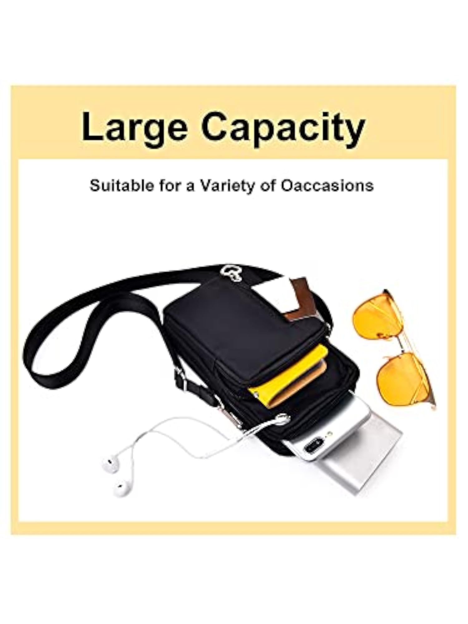 Unisex Body Bag Waterproof Pocket Mobile Cell Phone Pouch