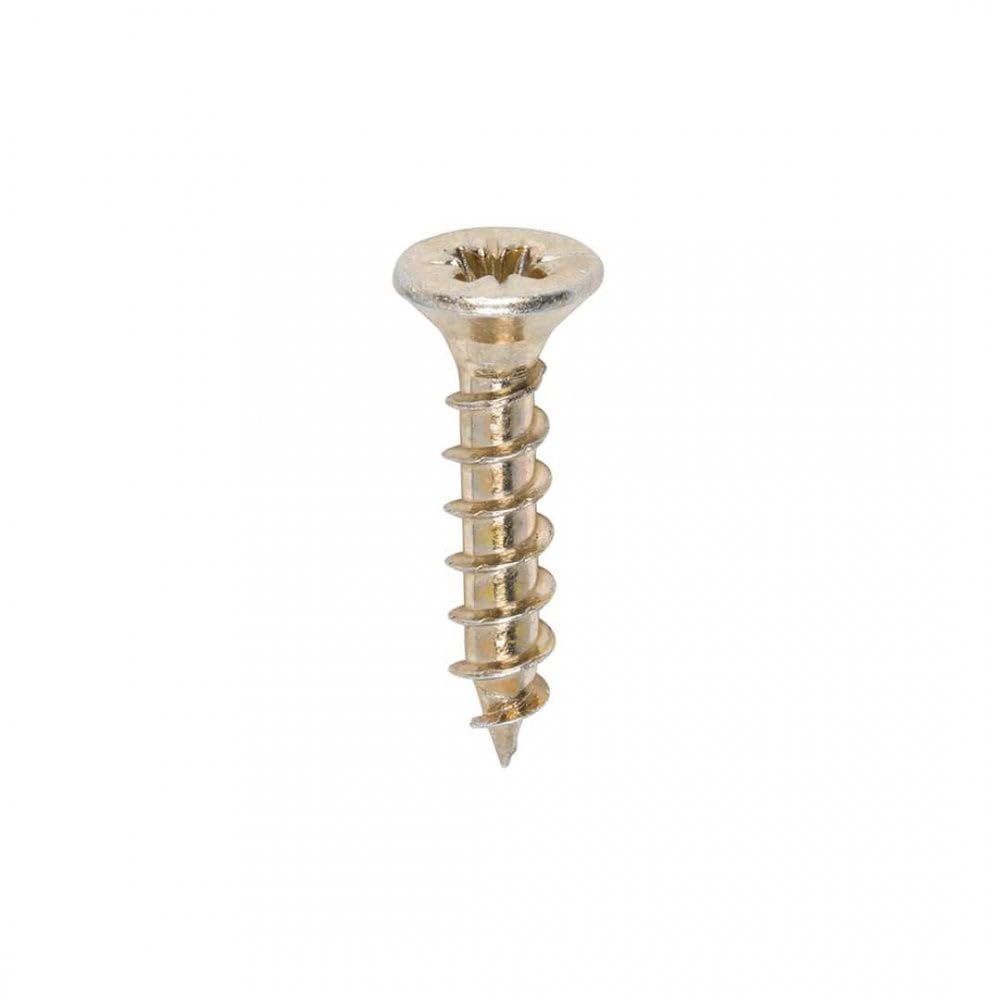 TIMCO Solo Chipboard & Woodscrews - Gold - 3.0 x 15 - Box of 200