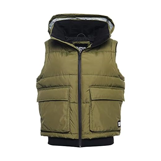Superdry dam Ls Essentials vadderad toalettborste utomhus väst