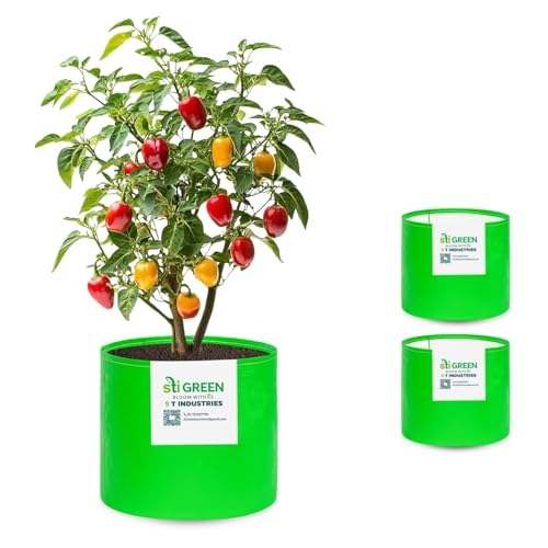 Image of HDPE Grow Bags 18X18 Inch (Pack of 3) | 260 GSM Plant Grow Bags UV-Protected Garden Bag | Growbags for Plants Terrace Gardening | Heavy Duty Plant Bag