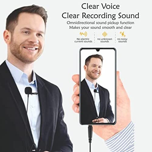 Image of Kodak M11 2.5Mm Lavalier Microphone with Adapter for Smartphones - Auxiliary