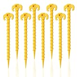 Canopy Stakes Camping Stakes Tent Stakes Heavy Duty 20 cm 7.9 inch - 8 Pack