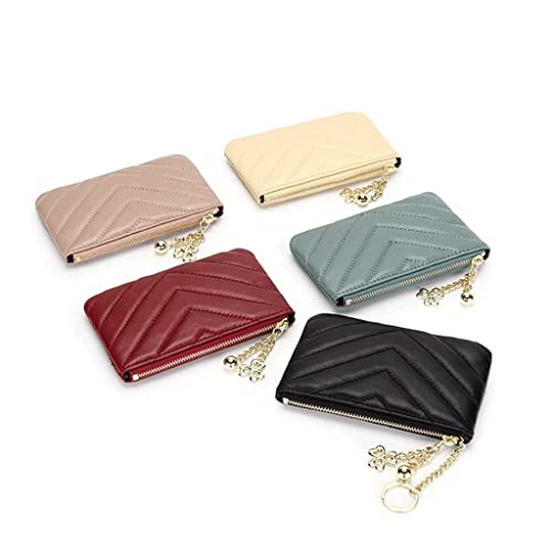 LIOONS Minimalist Wallet Pu Leather Women's Wallet Ultra Thin Short Zipper Purse Clutch for Girls Fashion Coin Pocket Portable Card Holder Card Holder4
