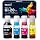 GI20 GI-20 Ink Bottles Replacement for Canon GI-20 GI20 Series Ink Refill Bottles Replacement for Canon PIXMA G5020 G6020 G7020 Printer.(Black Cyan Magenta Yellow)