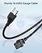 [UL Listed] Cable Matters 2-Pack 16 AWG 3 Prong Short Computer Power Cord - 3ft, 13A Monitor Power Cord Replacement, AC Cable, NEMA 5-15P to IEC C13, Black