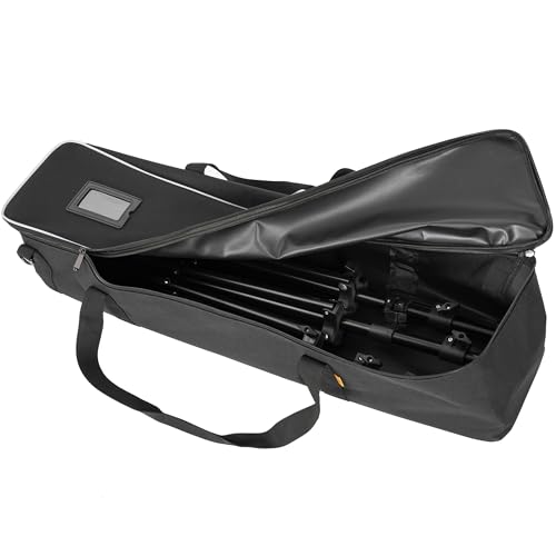 Image of Multifunctional Tripod Bag 32 X 7 X 7 Inches / 81 X 18 X 18 cm Heavy Duty Tripod Carrying Case with Handle for Lights, Speakers, Cameras, Booms, Microphone Stands, Black