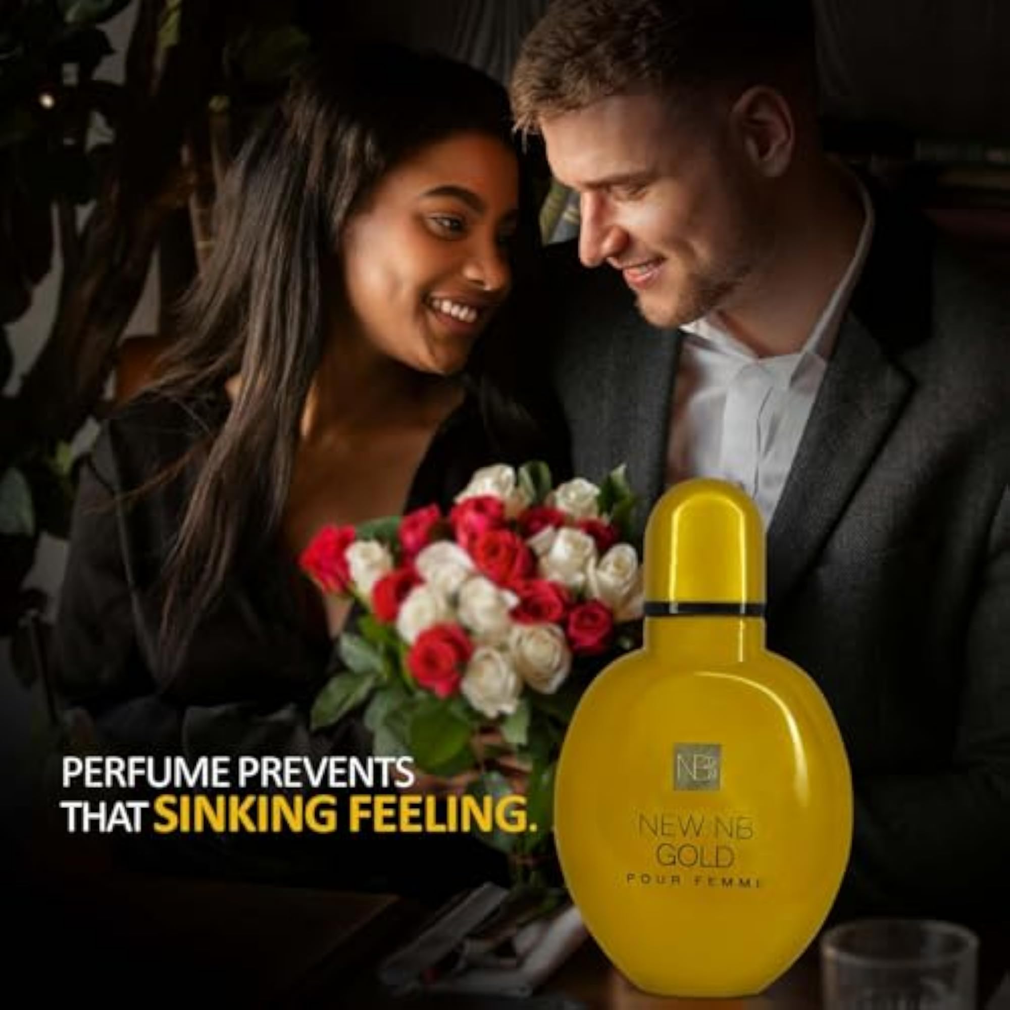 Gold EDT Perfume for Women, 125ml - Strong & Long Lasting