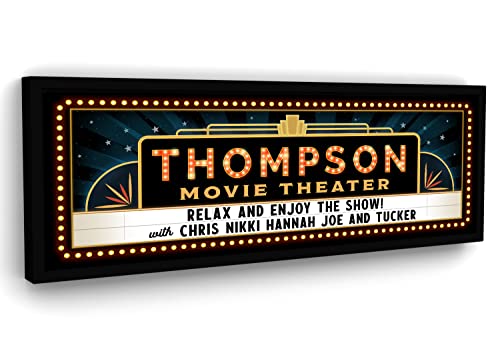 Pretty-Perfect-Studio-Custom-Home-Movie-Theater-Sign-Personalized-Family-Room-Decoration-Customized-Marquee-Sign-Media-Accessories-20x60 - Urban Country Home Decor Pretty-Perfect-Studio-Custom-Home-Movie-Theater-Sign-Personalized-Family-Room-Decoration-Customized-Marquee-Sign-Media-Accessories-20x60