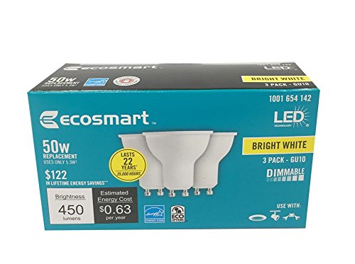 EcoSmart 50W Equivalent Bright White MR16 GU10 LED Bulb (12-Pack) Review: Illuminate Your Home Efficiently