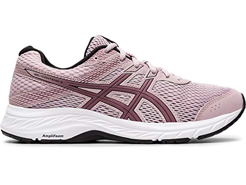 ASICS Women's Gel-Contend 6 Running Shoes, 9.5M, Watershed Rose/Purple Oxide