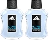 Adidas Eau De Toilette Ice Dive 100ml (Paquete de 2)