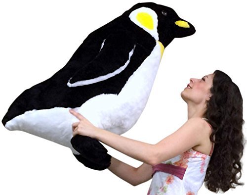American Made Giant Stuffed Penguin 30 Inch Big Soft Stuffed Animal Made In Usa America #TOP4