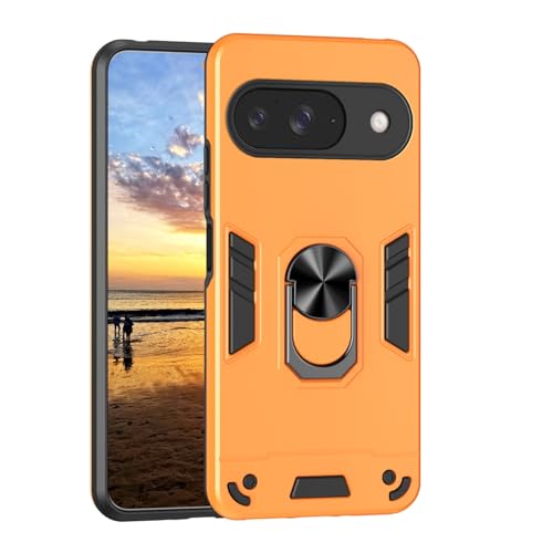 Compatible with Google Pixel 9/9 Pro Phone Case with Kickstand & Shockproof Military Grade Drop Proof Protection Rugged Protecti