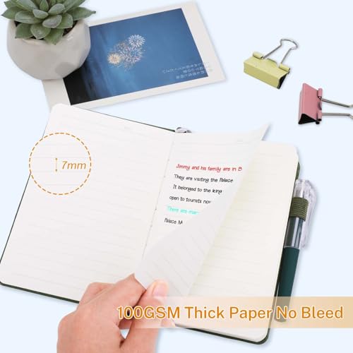 Smarpau A6 Pocket Notebooks - 3 Pack Mini Leather Journals - Image 4