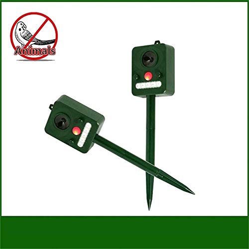 Solar Animal Drive Ultrasonic Infrared Light Flash Drive Dog Cat Ultrasonic Multi-function Bird Repeller